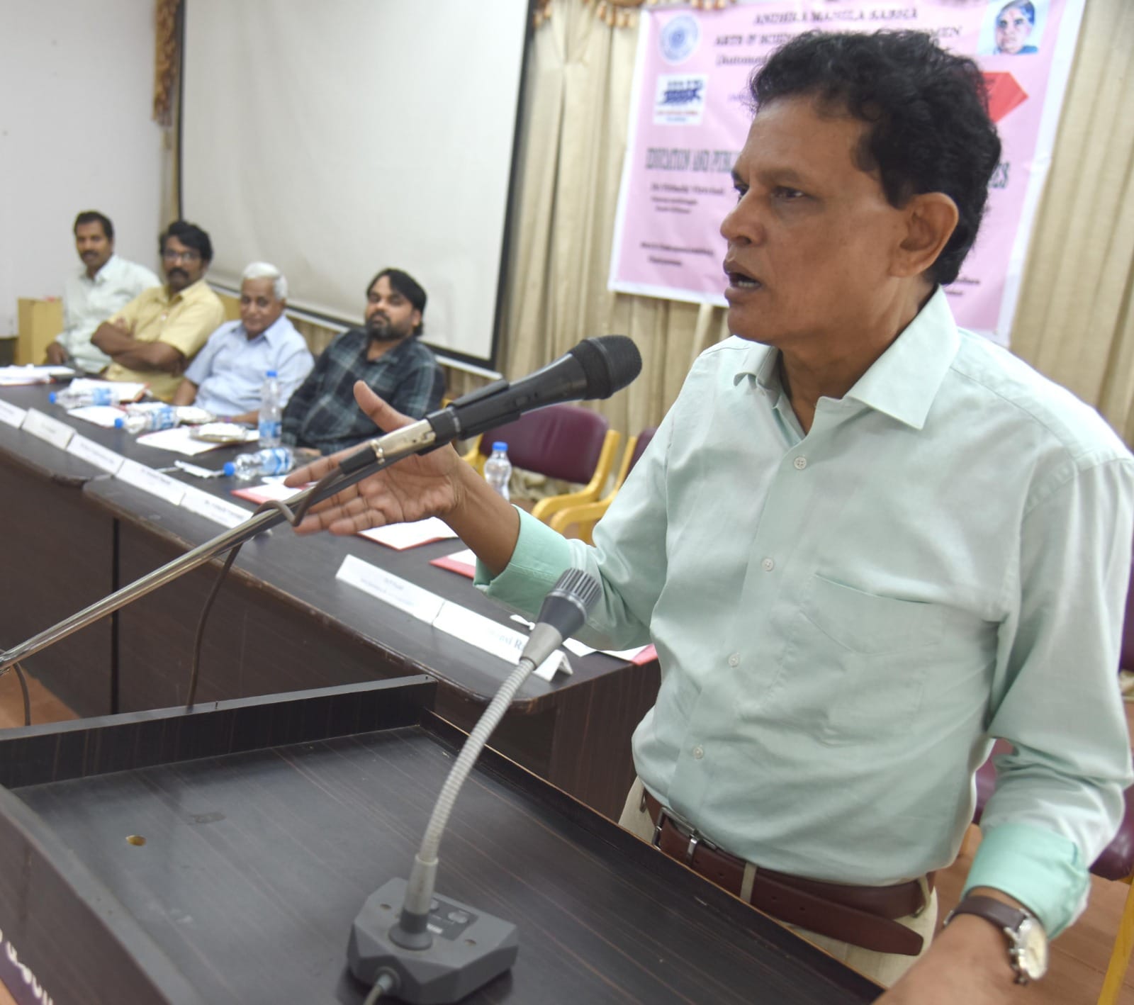 A Seminar on Education and Public Health in Telangana – Issues and Challenges on 21-7-2024.
