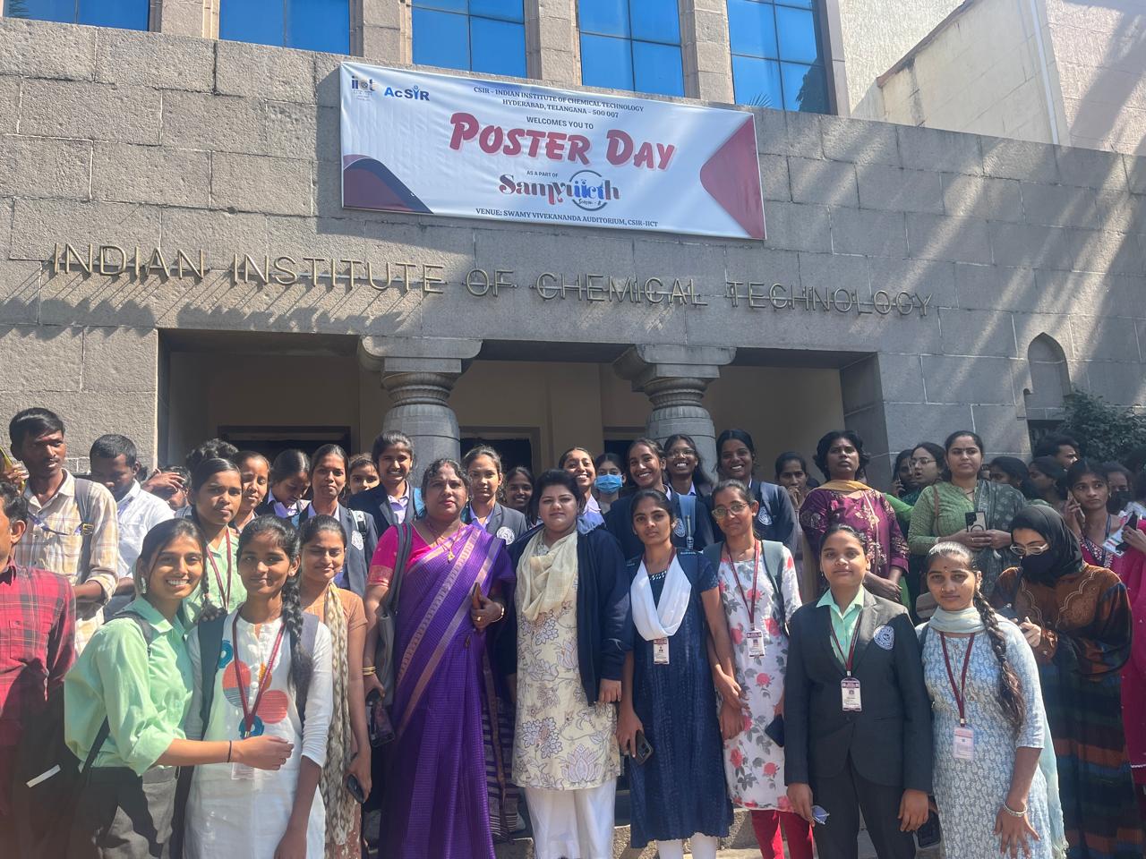 Field trip -A field visit was organized to CSIR–Indian Institute of Chemical Technology (CSIR-IICT), Hyderabad  12th December 2025.Field trip –